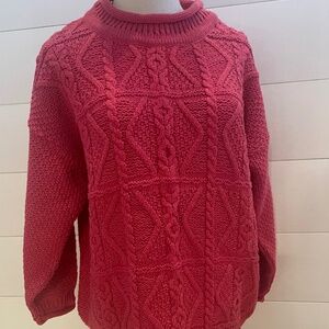 NWT Vintage Absolutely Cotton Sweater in Pink Size Medium